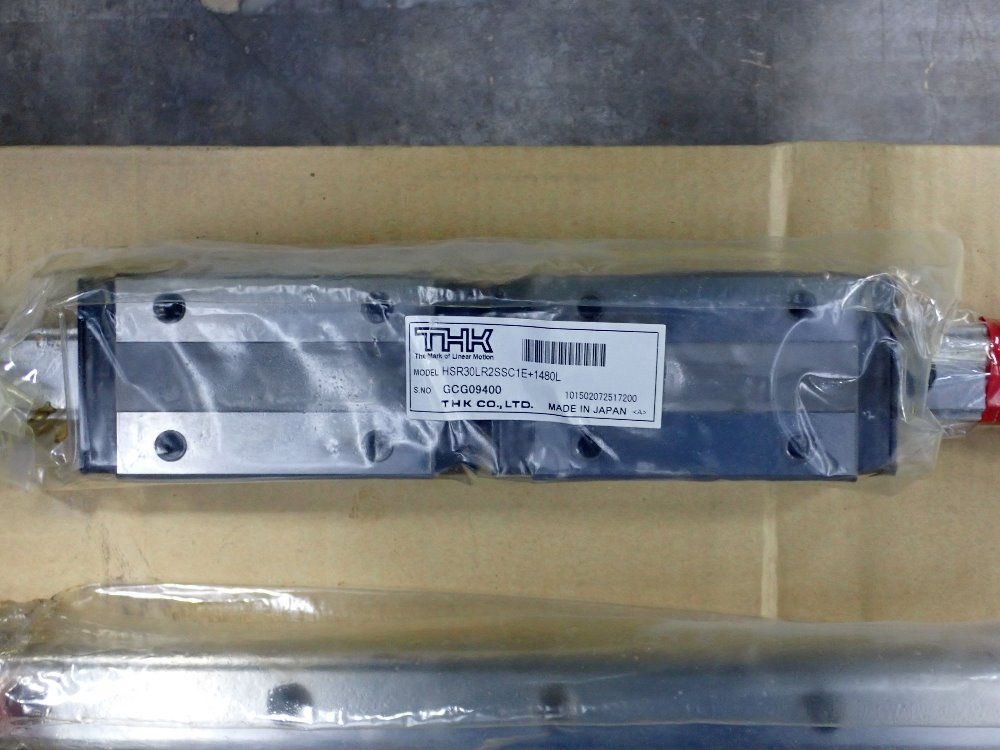 Thk 58" X 1" X 1" Linear Guide Rail With Runner Blocks - Hsr30lr2ssc1e+1480s