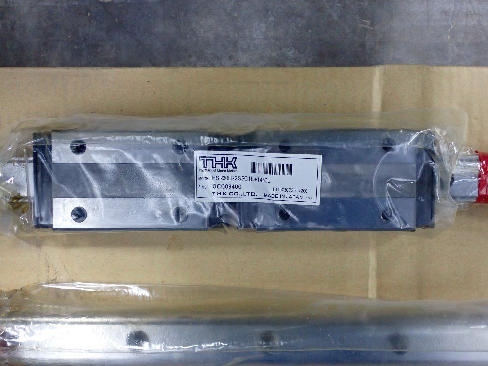 Thk 58" X 1" X 1" Linear Guide Rail With Runner Blocks - Hsr30lr2ssc1e+1480s