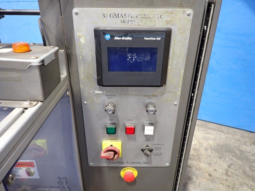 Batching Systems Inc. Bag Sizes: 2.5" X 2.5" - 9" X 11.5" Bagging Machine - C108