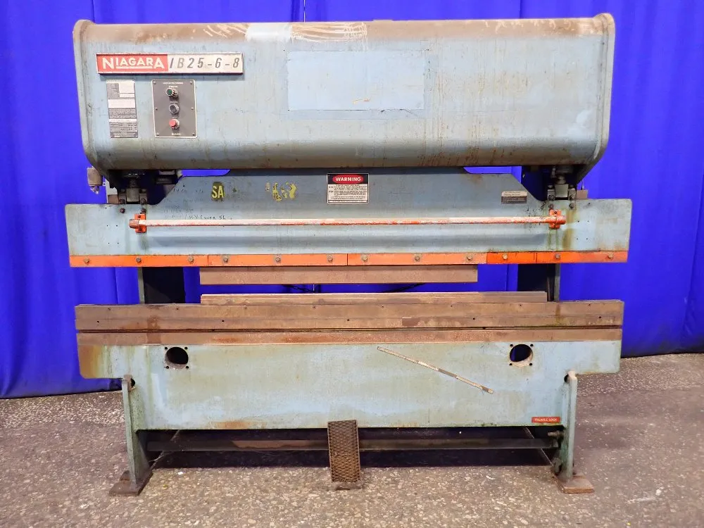 Niagara 25 Tons X 96" Press Brake - Ib-25-6-8