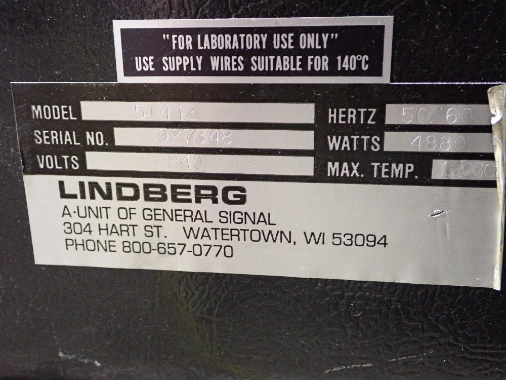 Lindberg 1200 C Tunnel Furnace - 5-1442