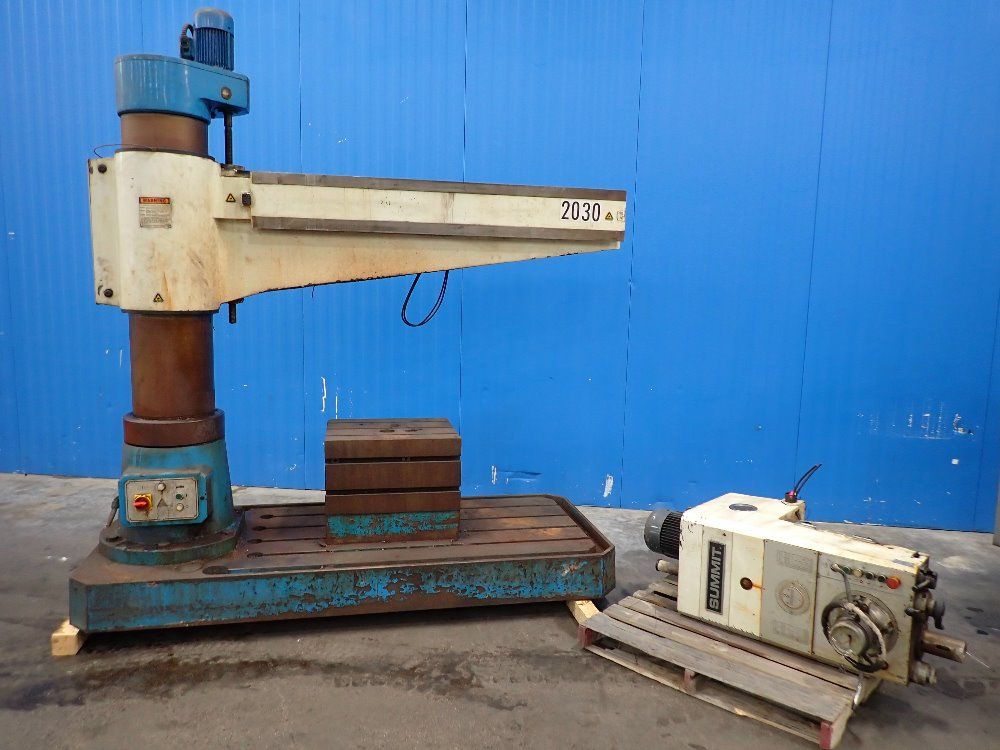 Summit 25" X 20" Table, Radial Arm Drill - 5-h