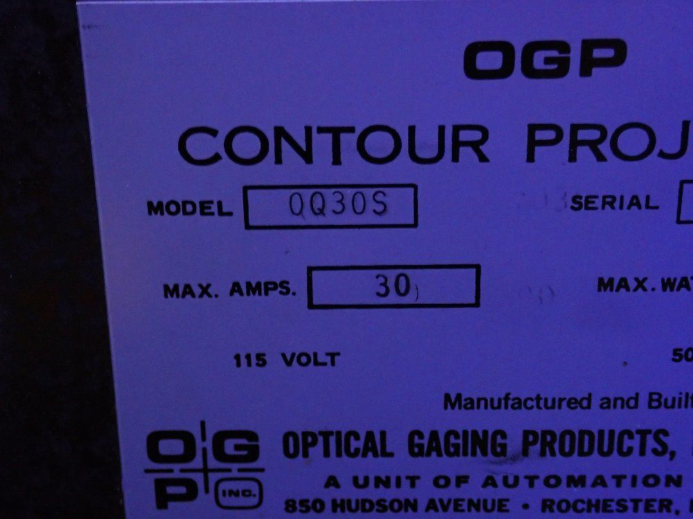 Ogp Optical Comparator