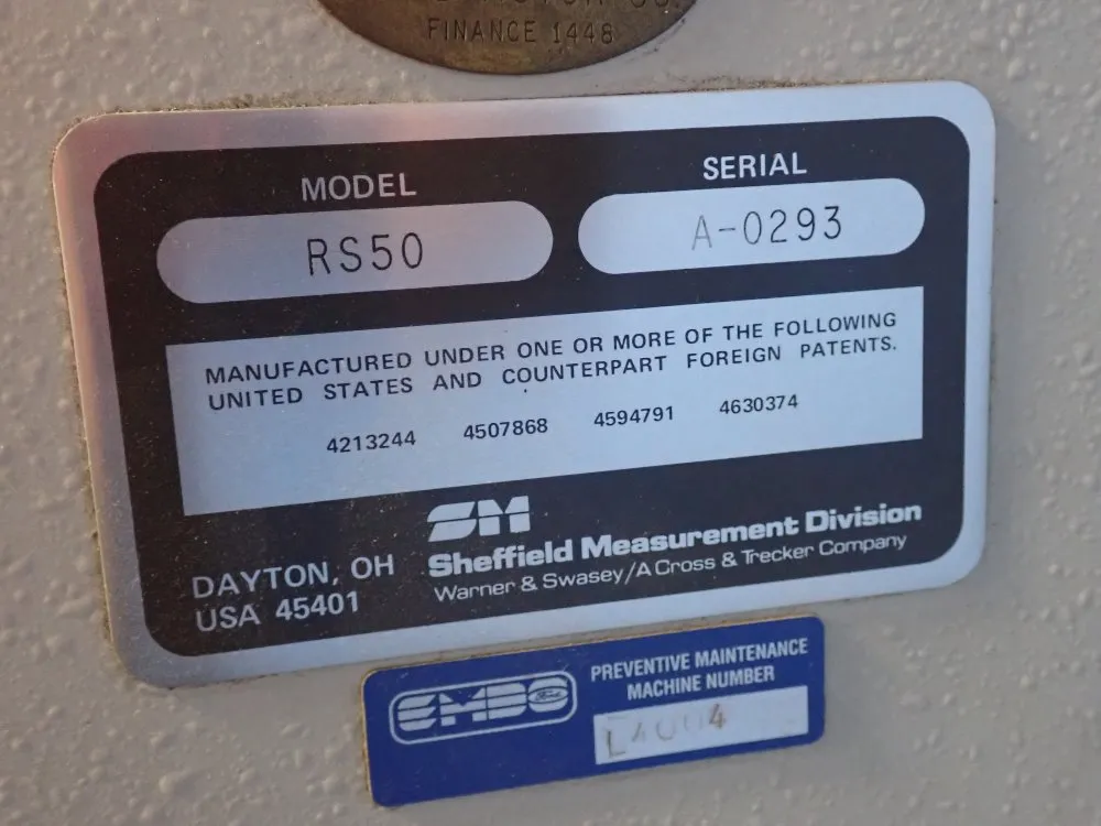 Sheffield Cmm - Rs50