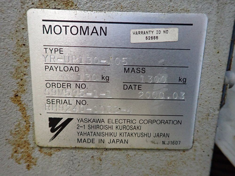 Yaskawa Motoman Robot - Up-130