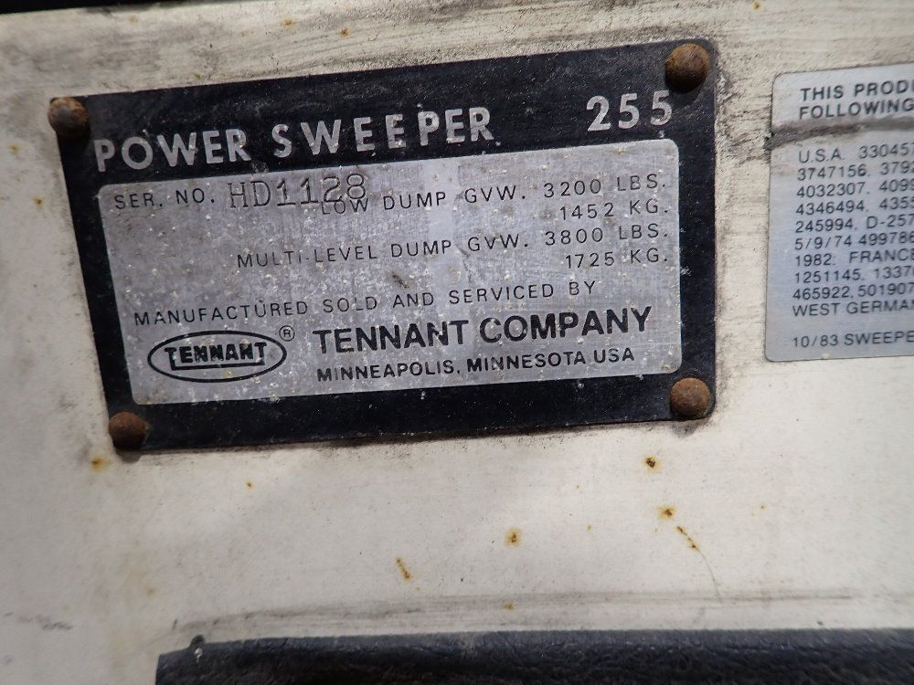 Tennant Power Sweeper - 255