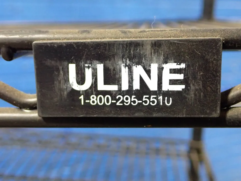 Uline 4 Shelves/48"x24" Portable Wire Rack