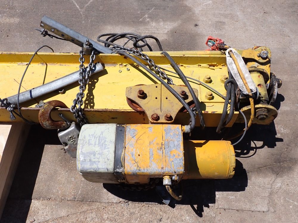 Used Yale Wall Mount Jib Crane HGR Industrial Surplus