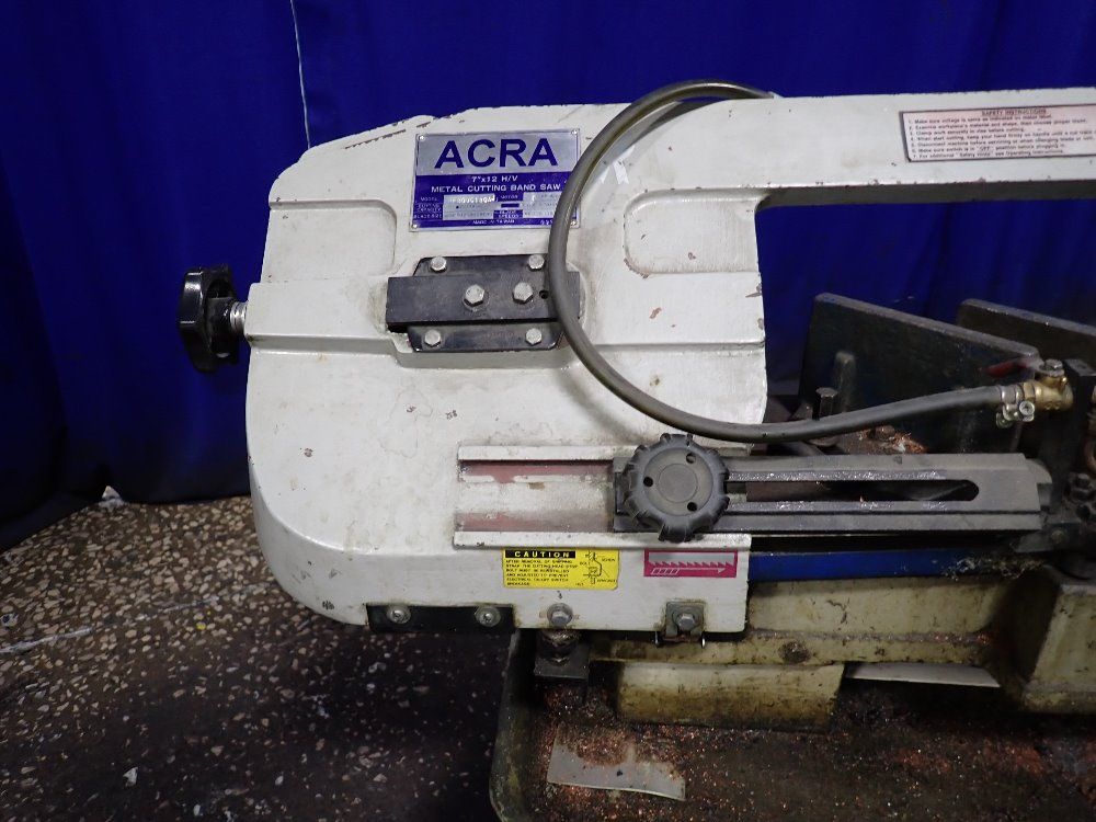 Used Acra Horizontal Band Saw HGR Industrial Surplus