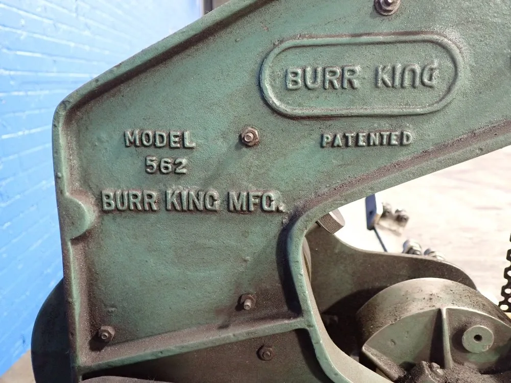 Used Burr King Belt Sander HGR Industrial Surplus