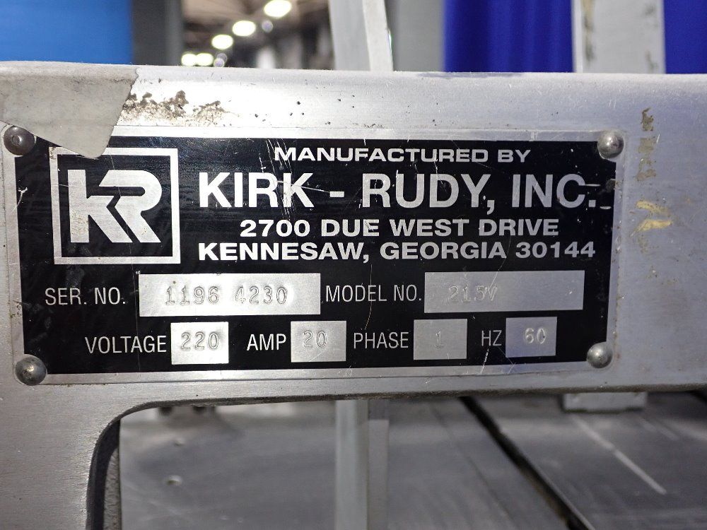 Kirkrudy Kirkrudy 215v Shuttle Feed Base Labeler