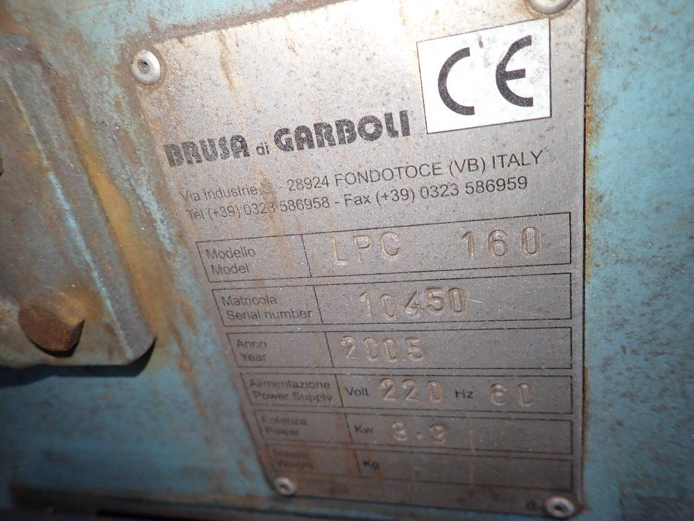 Garboli Orbital Polishing Machine