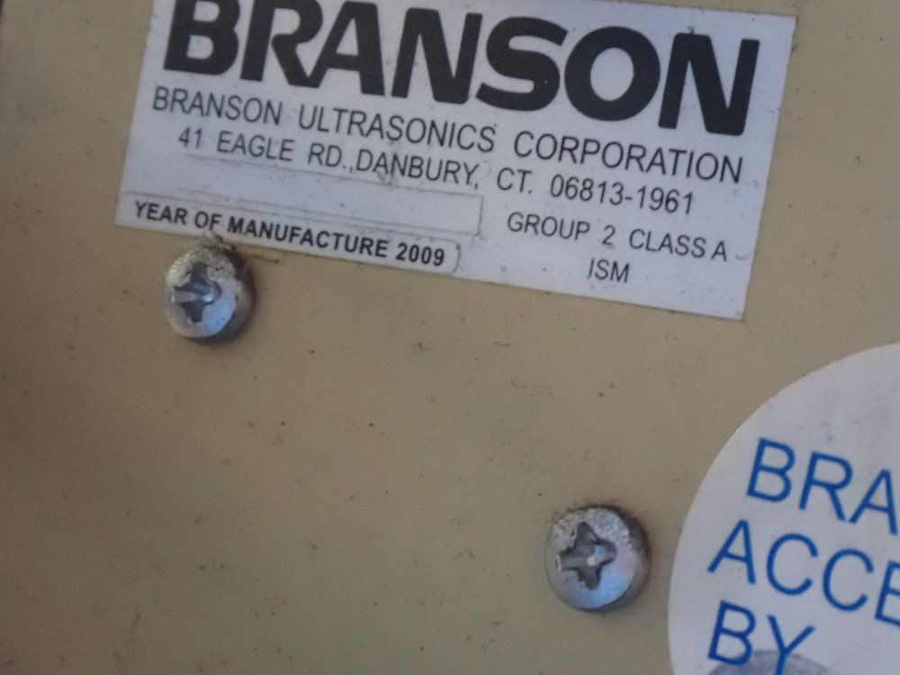 Branson Ultrasonic Welder