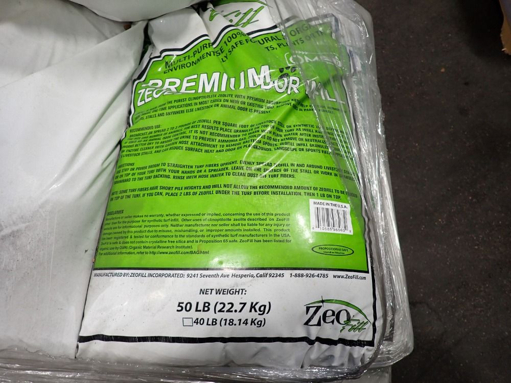 Used Zeo Fill Premium Zeolite Pet Odor Infill HGR Industrial Surplus