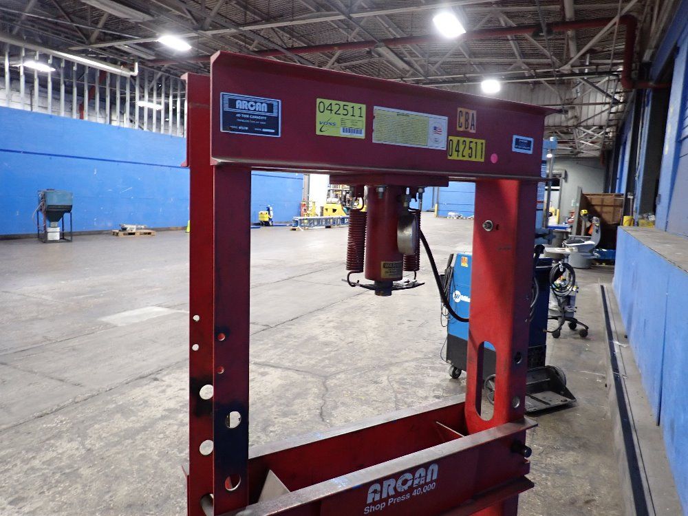 Used Arcan Hydraulic Shop Press HGR Industrial Surplus