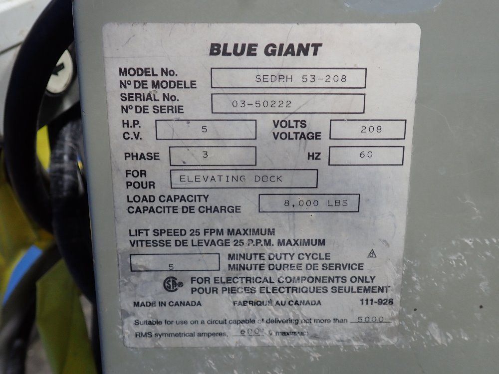 Blue Giant Blue Giant Hydraulic 8000 Lbs Lift Table