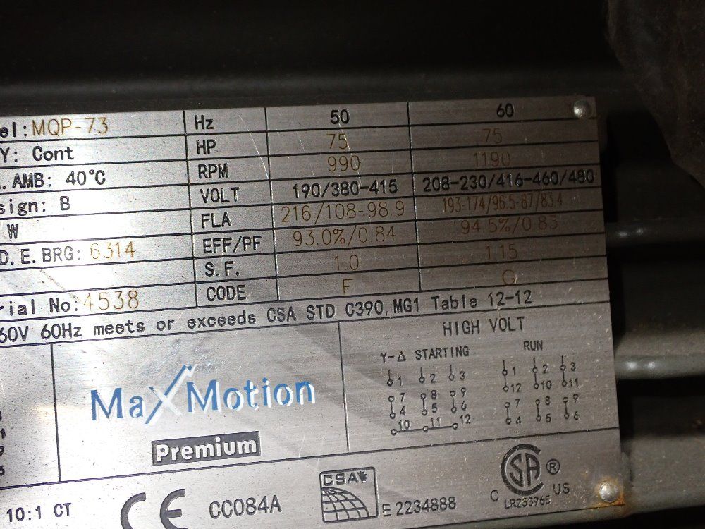 Max Motion 75 Hp Motor