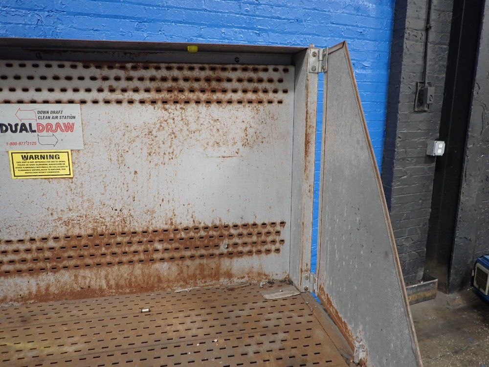 Used Dualdraw Downdraft Table HGR Industrial Surplus