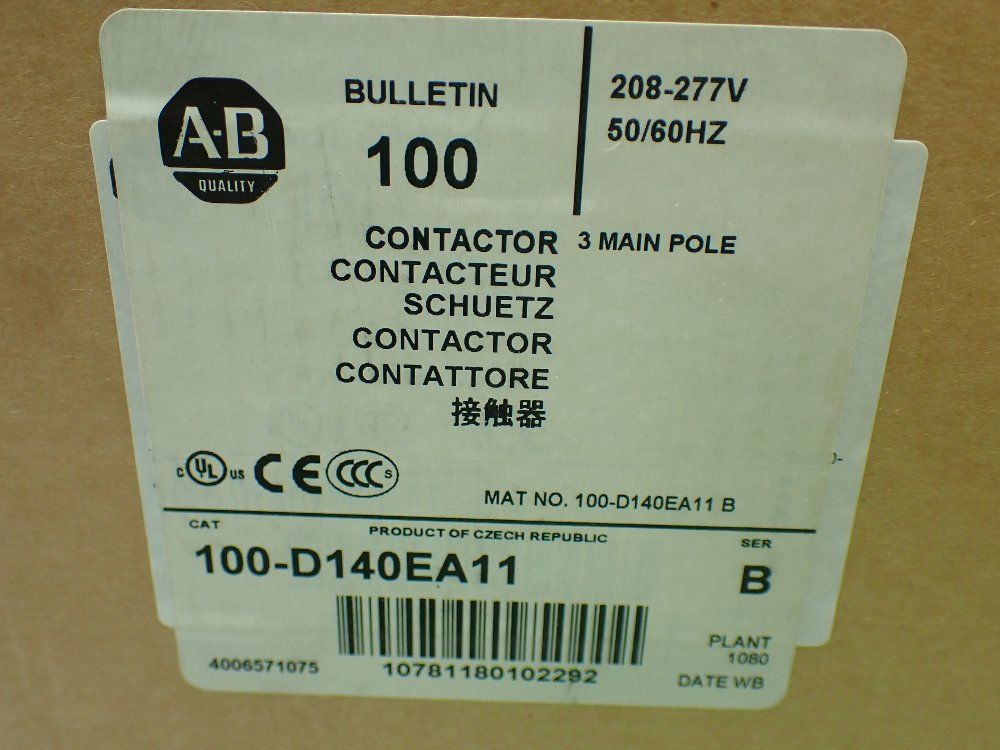 Allen-bradley Contactor - 100-d140ea11