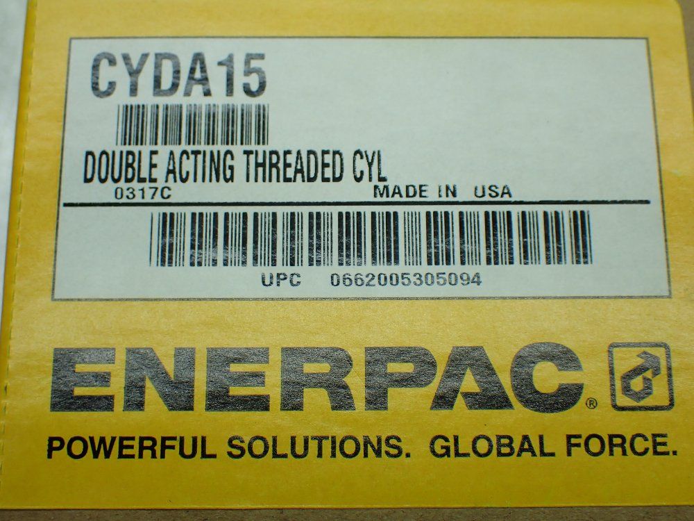 Enerpac Double Acting Threaded Body Hydraulic Cylinder