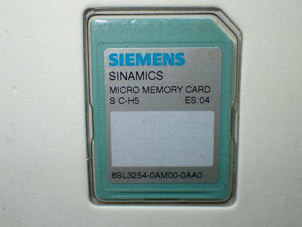 Siemens Micro Memeory Card. - 6sl3 254-0am00-0aa0