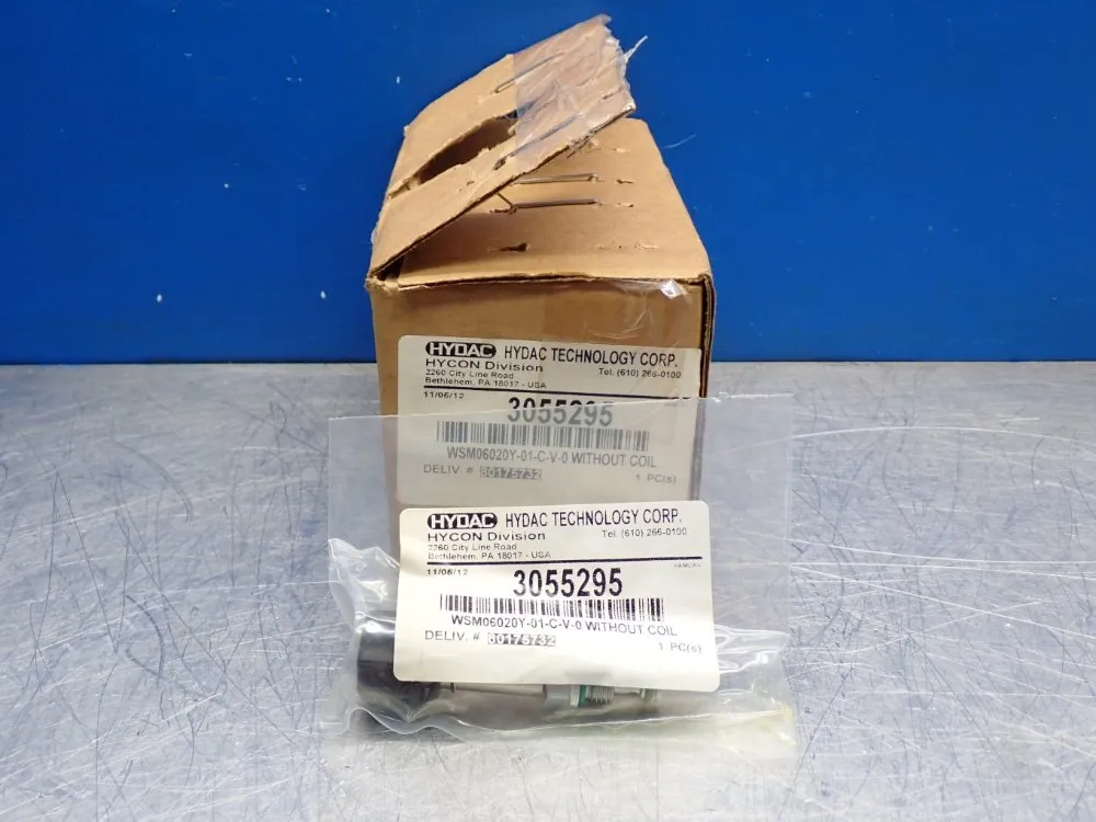 Hydac Solenoid Valve - Wsm06020y-01-c-v-0