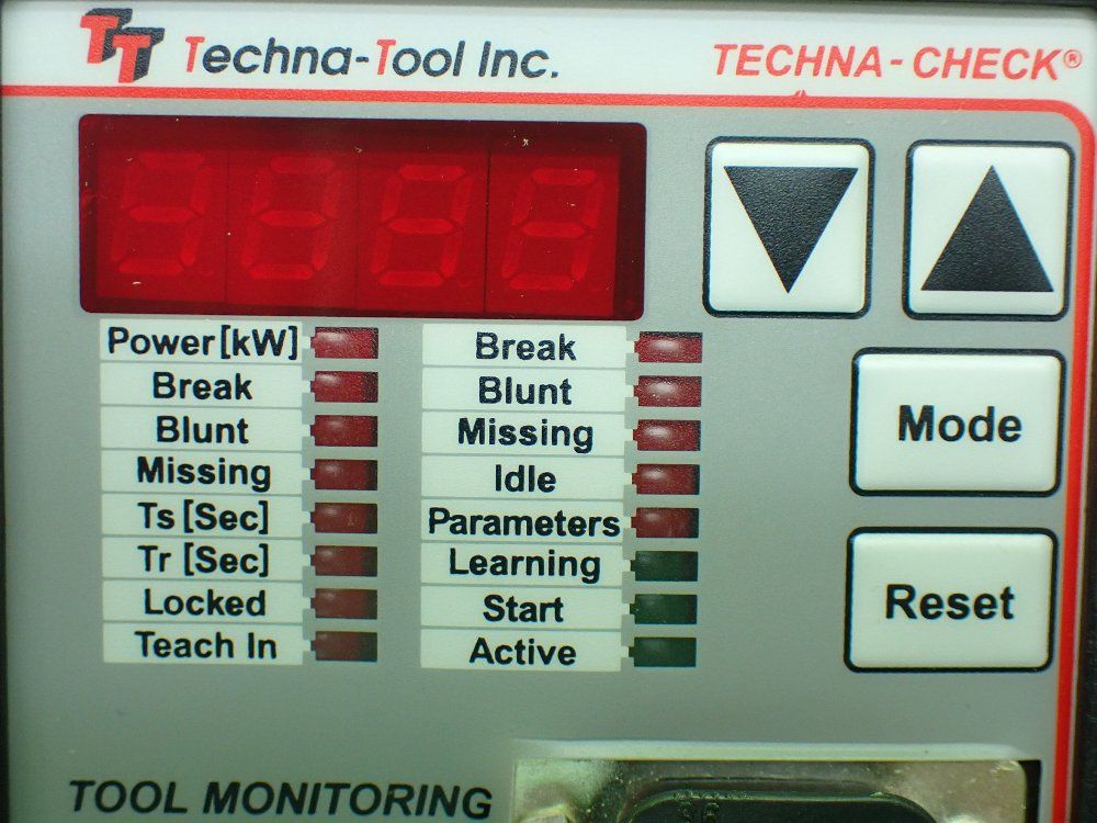 Techna Tool Inc Tool Monitoring System Controller