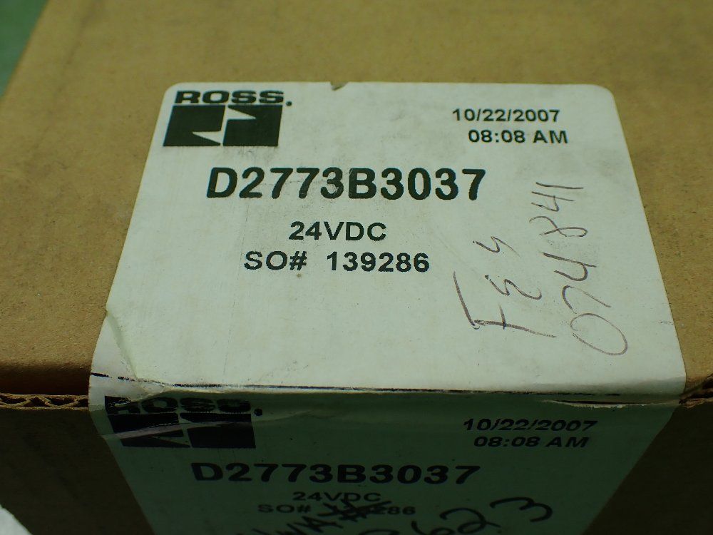 Ross Pneumatic Solenoid Valve. - D2773b3037