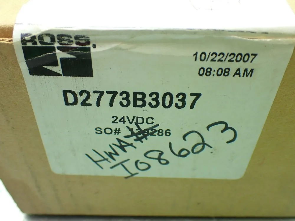 Ross Pneumatic Solenoid Valve. - D2773b3037