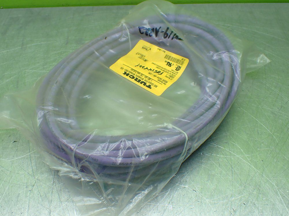 Turck 12 Meters Profibus Dp Double Ended Cordset. U0394-1 - Rssw Rksw 456-12m
