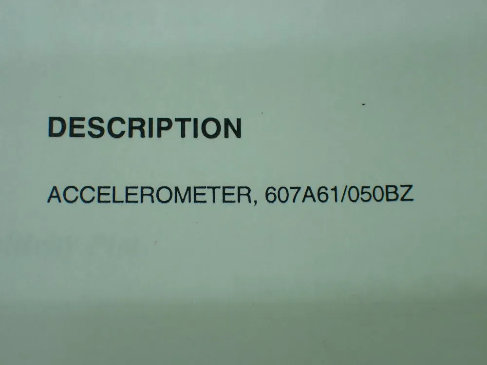 Pcb Piezotronics Accelerometer Unit. - 607a61-0007
