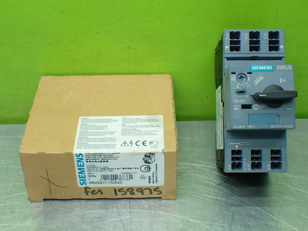 Siemens Circuit Breaker - 3rv2411-1da20