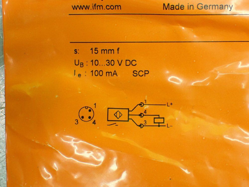 Ifm 15mm Inductive Sensor. - Iis204