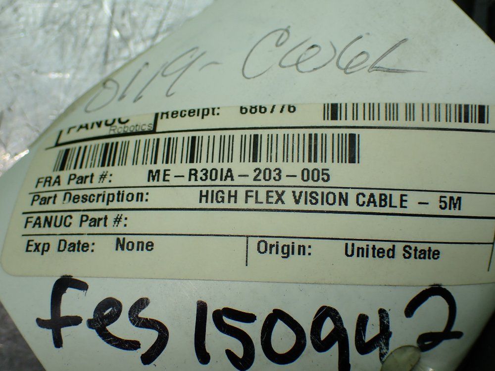 Fanuc High Flex Vision Cable - Me-r30ia-203-005
