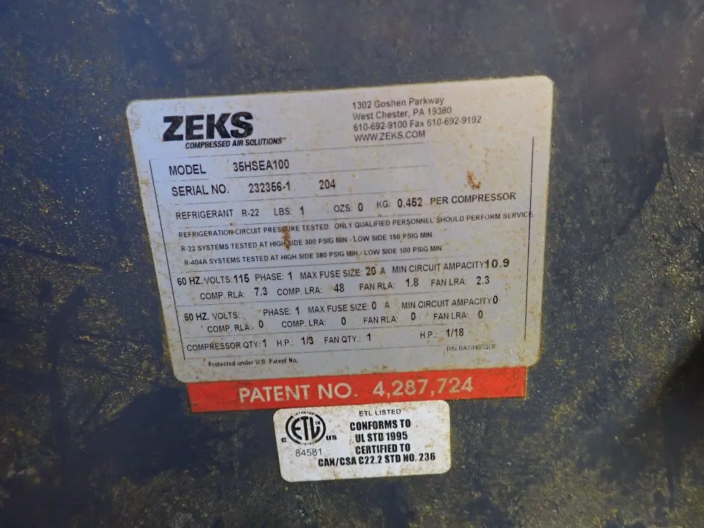 Zeks Heatsink True Cycling Air Dryer