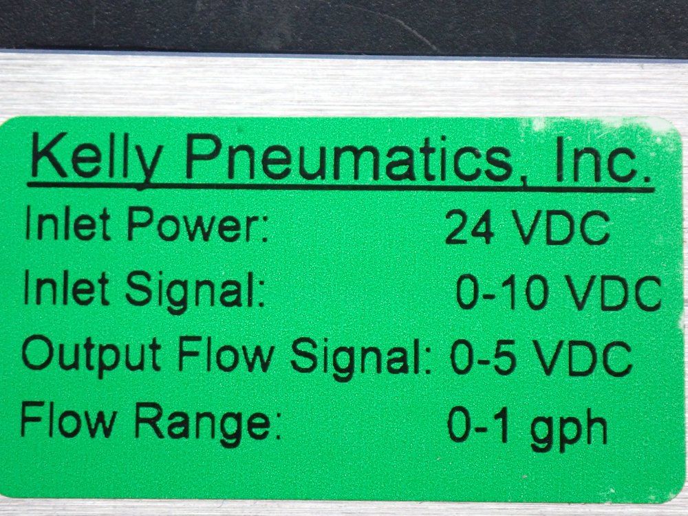 Kelly Pneumatics  Mass Flow Controller