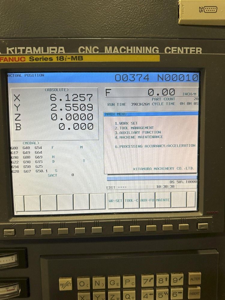 Kitamura 2011 Kitamura Mycenter Hx250if Cnc Hmc