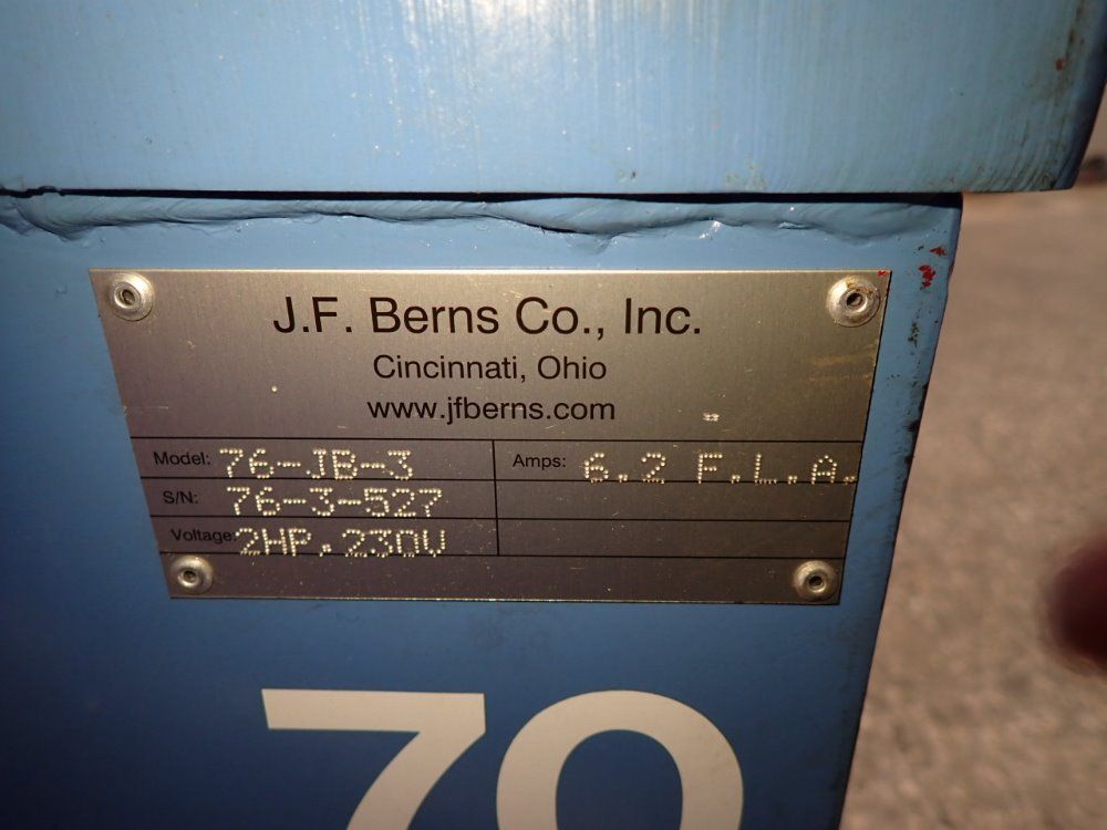 Jf Berns Jf Berns 76jb3 Bar Chamfering Machine