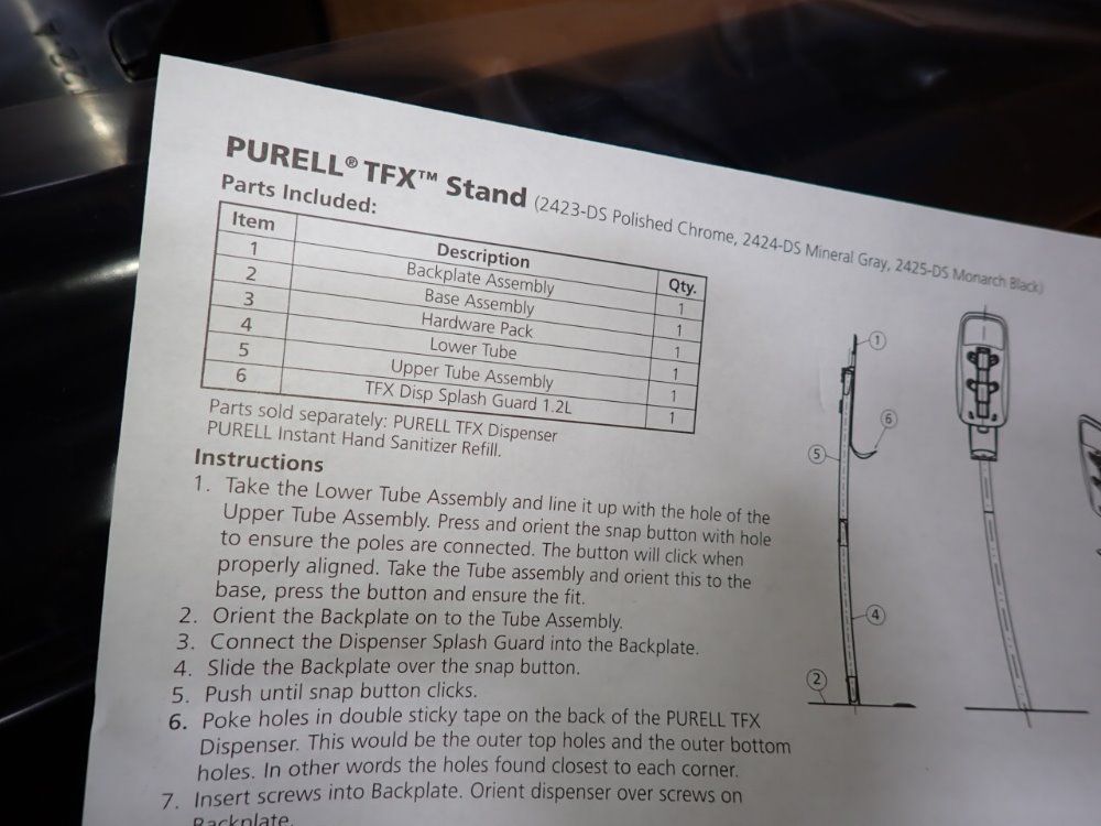 Gojo Industries Inc Hand Sanitizer Stand - 2425-ds