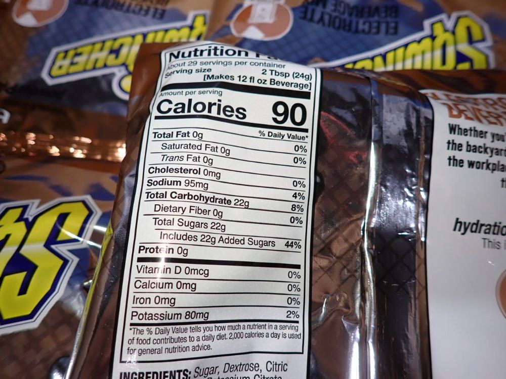 Sqwincher Electrolyte Beverage Mix