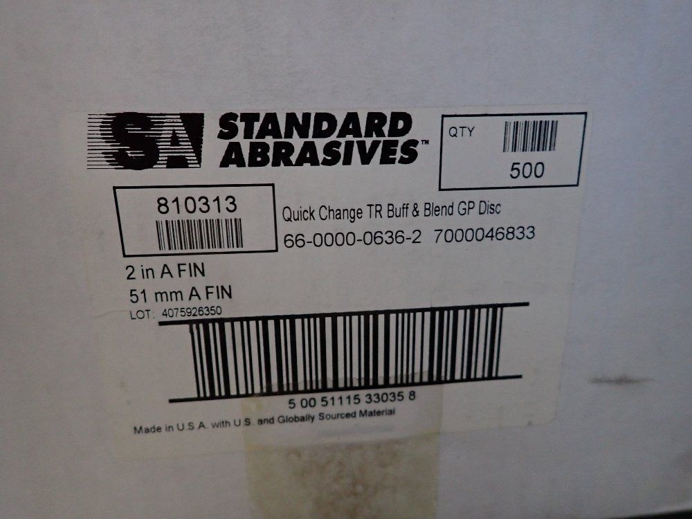 Standard Abrasives Quick Change Tr Buff  Blend Gp Discs