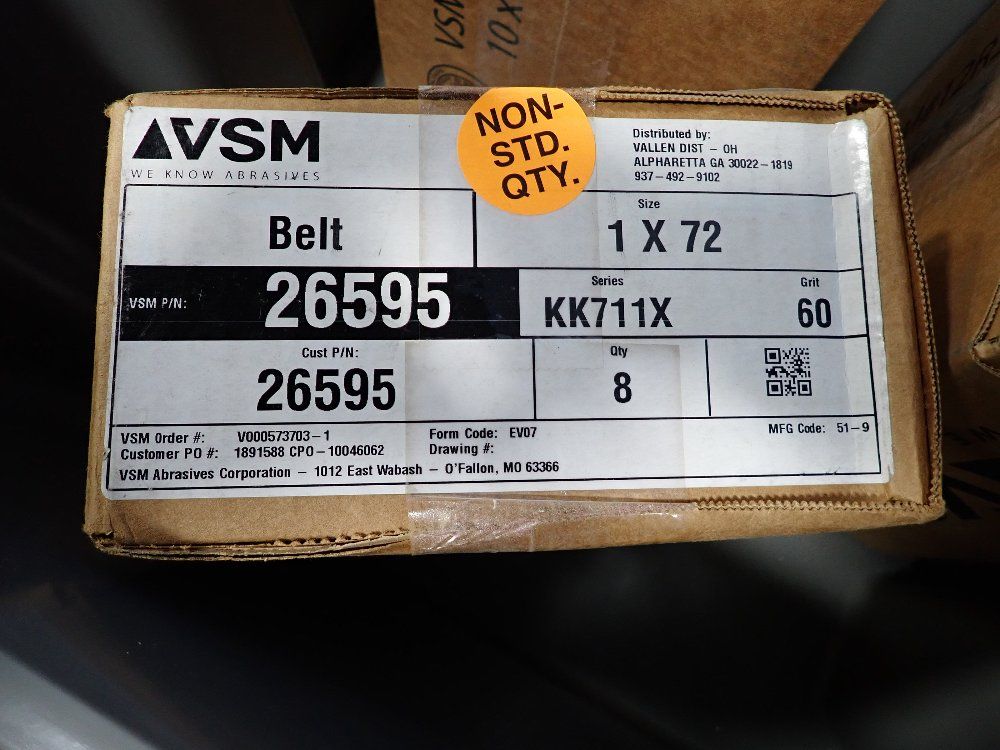 Vsm 60 Grit Sanding Belts