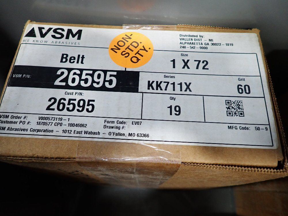 Vsm 60 Grit Sanding Belts