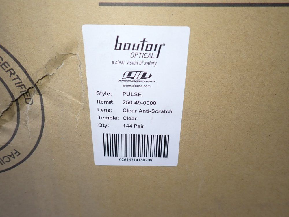 Bouton Optical Safety Glasses