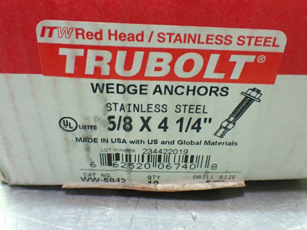Red Head 10 Wedge Anchors