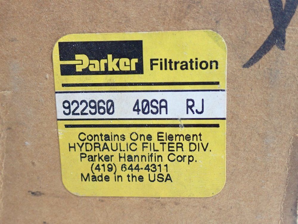 Parker Filtration Hydraulic Filter