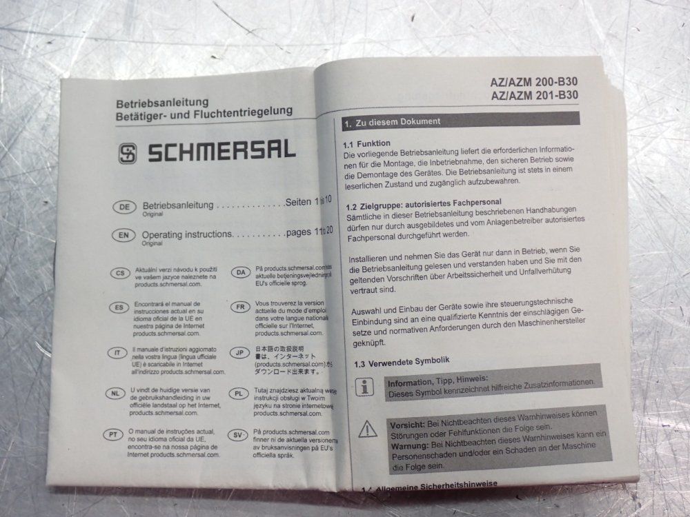 Schmersal Hinged Guard Actuator