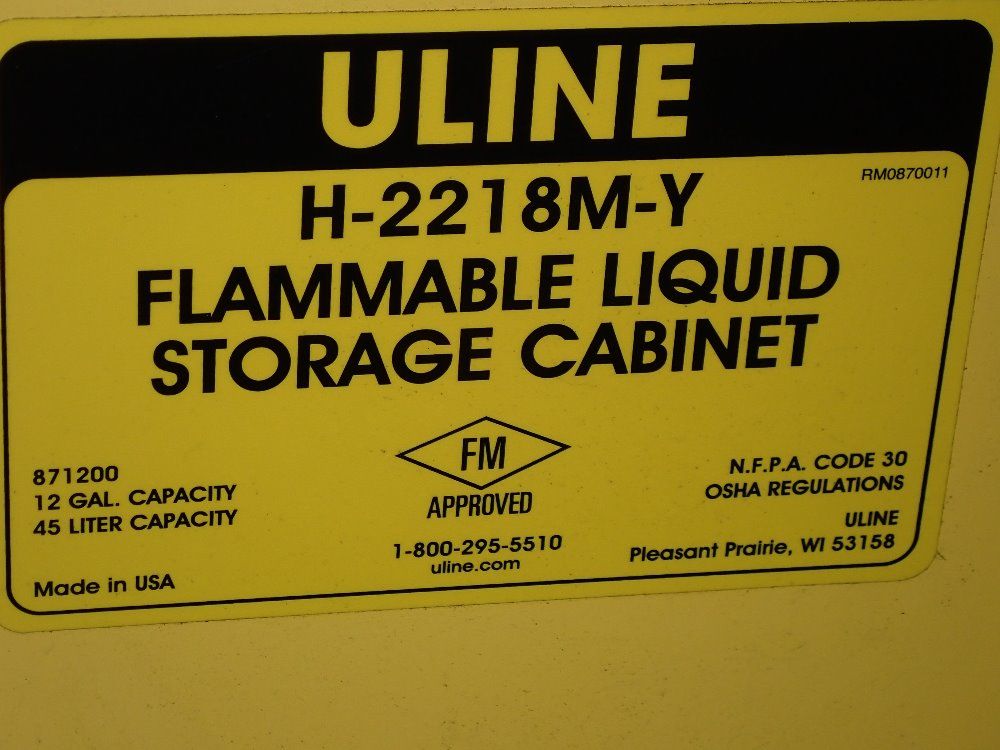 Uline Flammable Cabinet