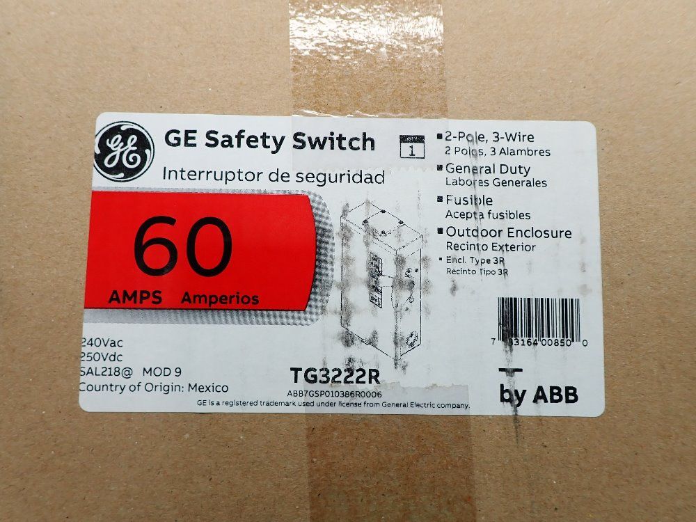 Ge Disconnect Safety Switch Outdoor Enclosure