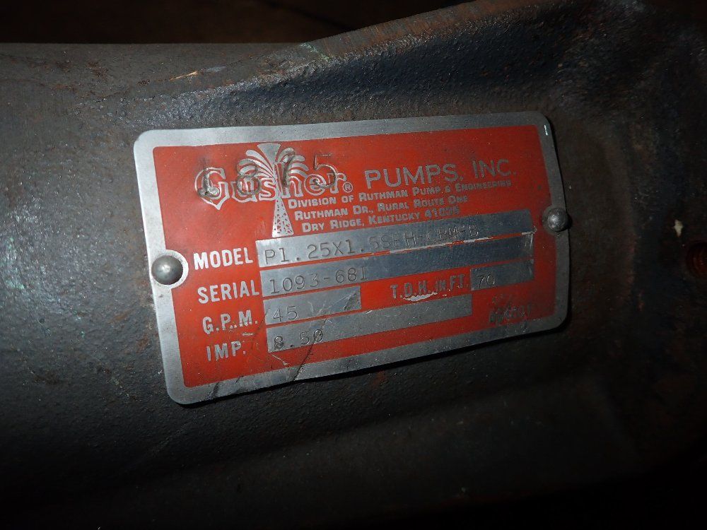 Gusher Pump - P1.25x1.55eh-cbm-b